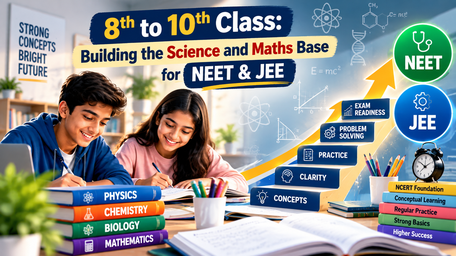 8th to 10th Class Building Strong Foundation for NEET JEE