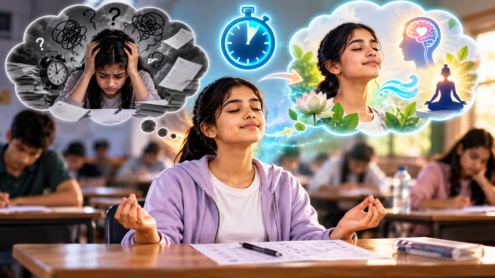 Exam Anxiety to Calm Focus