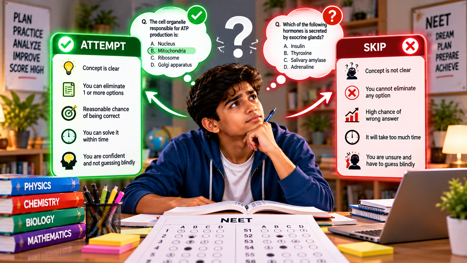NEET Negative Marking Strategy