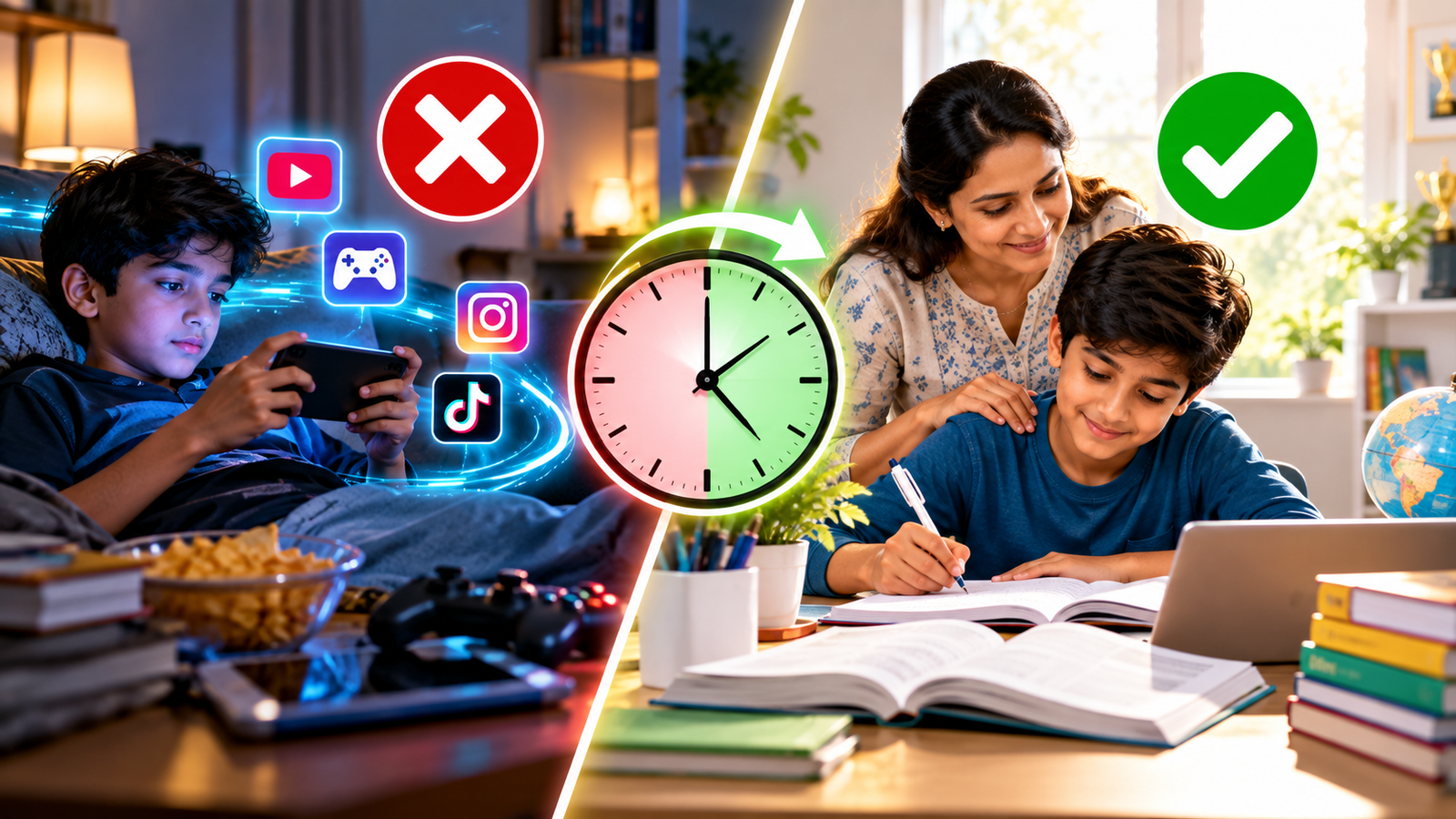 Screen Time versus Study Time