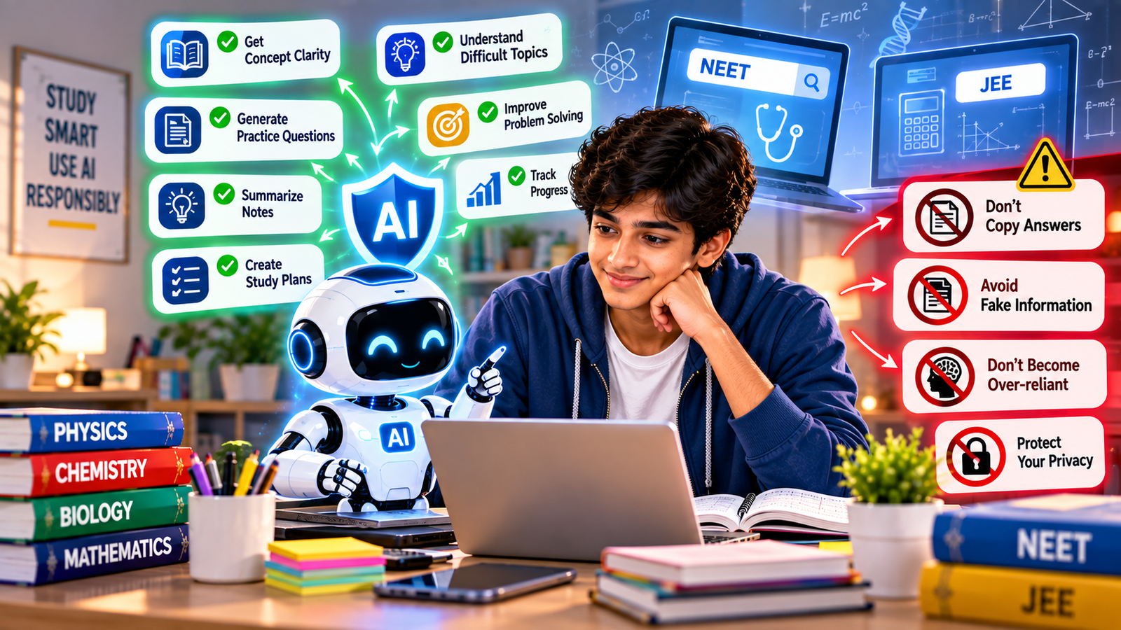 Smart AI Study for NEET and JEE