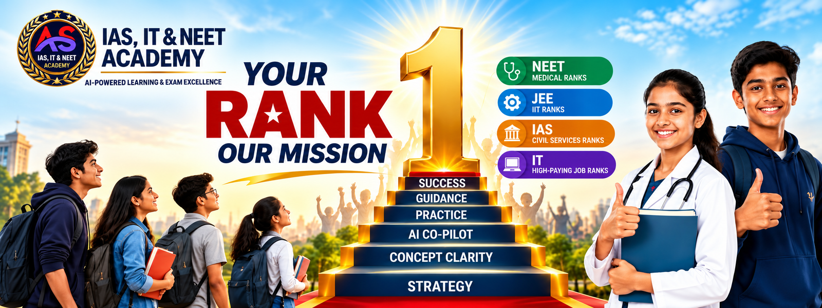 Your Rank Our Mission - IAS, IT & NEET Academy